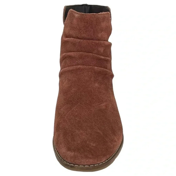 Cole Haan Alayna Mahogany Suede Leather Womens Ankle Boots Size 6.5M - Picture 4 of 11